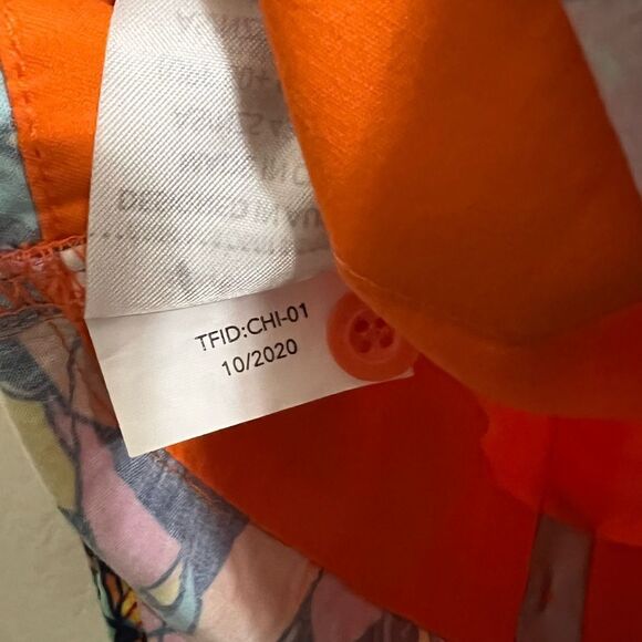 Workwear Hi Visibility Railroad Saftey Shirt Button Down Neon Orange Reflective - Picture 13 of 15